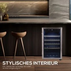 TroniTechnik Weinkühlschrank Weinkühler Trondhein 126 Liter/ 63 Flaschen -OUTSUNNY Verkäufe 8600355400 4604 prod 004