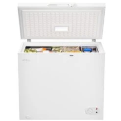 TroniTechnik Gefriertruhe Kühltruhe Kühlfach BORGAR 210L PRO Mit Korb Und Schloss