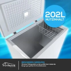 TroniTechnik Gefriertruhe Kühltruhe Kühlfach BORGAR 210L PRO Mit Korb Und Schloss -OUTSUNNY Verkäufe 8600355400 4753 prod 004