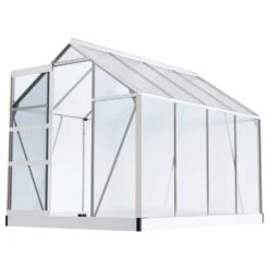 TroniTechnik Gewächshaus GH05 Aluminium 4mm Inkl. Fundament Mit Dachfenster, Schiebetür, UV-Schutz 10 TroniTechnik Gewächshaus GH05 Aluminium 4mm Inkl. Fundament Mit Dachfenster, Schiebetür, UV-Schutz -OUTSUNNY Verkäufe 8600355400 5584 prod 005