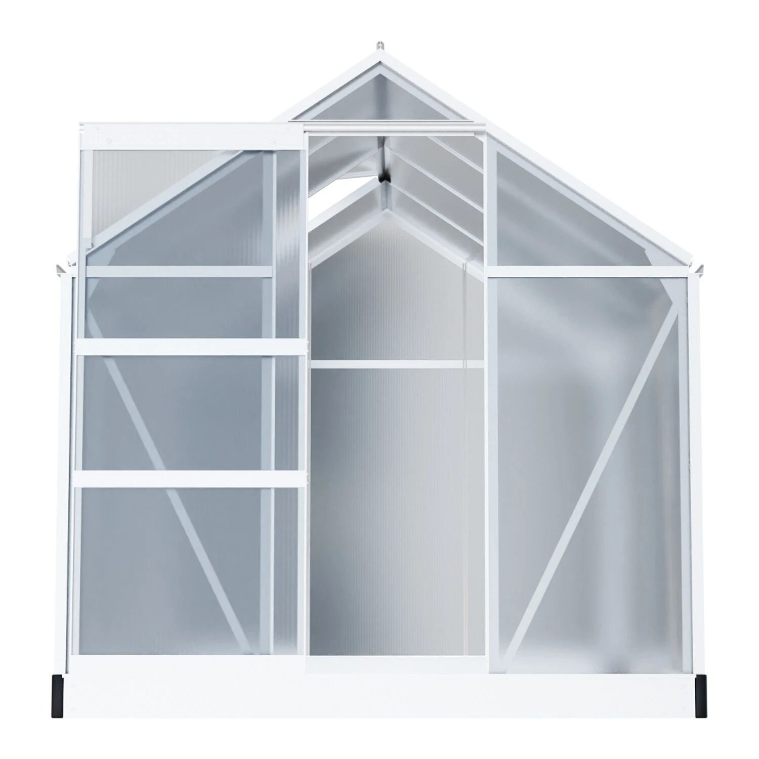 TroniTechnik Gewächshaus GH05 Aluminium 4mm Inkl. Fundament Mit Dachfenster, Schiebetür, UV-Schutz 6 TroniTechnik Gewächshaus GH05 Aluminium 4mm Inkl. Fundament Mit Dachfenster, Schiebetür, UV-Schutz – Bild 6