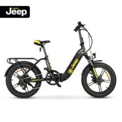 Jeep Fold E-Bike FR 7000, 20“ Kompaktrad, Falt-E-Bike, 7-Gang Kettenschaltung, Black