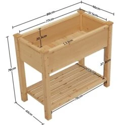 Yaheetech Pflanztisch Garten Hochbeet Blumenbeet Pflanzkasten Blumen Gemüse Ablage Im Garten, Terrasse Und Balkon 11 Yaheetech Pflanztisch Garten Hochbeet Blumenbeet Pflanzkasten Blumen Gemüse Ablage Im Garten, Terrasse Und Balkon -OUTSUNNY Verkäufe 8600357600 A156 156 prod 003 1