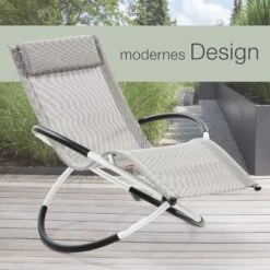 Aktivshop Relax-Schaukelliege Grau-kariert -OUTSUNNY Verkäufe 8600358700 72161 prod 006