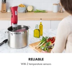 Quickstick Sous Vide Garer | Thermostat: 50-95 °C In 0,5 °C Schritten | Umwälzpumpe Für 20 L | Edelstahl -OUTSUNNY Verkäufe 8600359300 10053 prod 003