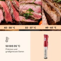 Quickstick Sous Vide Garer | Thermostat: 50-95 °C In 0,5 °C Schritten | Umwälzpumpe Für 20 L | Edelstahl -OUTSUNNY Verkäufe 8600359300 10053 prod 004
