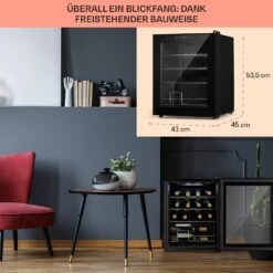 Shiraz 12 Slim Uno Weinkühlschrank 32l/12Fl.Touch 85 W 5-18 °C LED -OUTSUNNY Verkäufe 8600359300 11489 prod 006