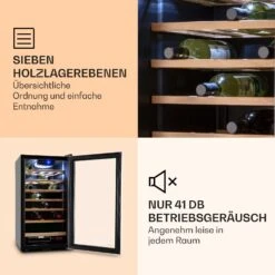 Vivo Vino Weinkühlschrank 52 Liter 18 Flaschen LED Schwarz 10 Vivo Vino Weinkühlschrank 52 Liter 18 Flaschen LED Schwarz -OUTSUNNY Verkäufe 8600359300 11539 prod 005