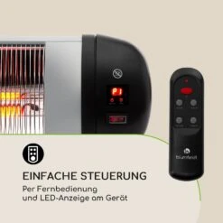 Rising Sun Zenith Heizstrahler 2500W IP34 Fernbedienung -OUTSUNNY Verkäufe 8600359300 12283 prod 006