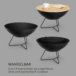 Orbit 3-in-1 Stahl-Feuerschale Grill Gartentisch Ø 60 Cm 8 Orbit 3-in-1 Stahl-Feuerschale Grill Gartentisch Ø 60 Cm -OUTSUNNY Verkäufe 8600359300 12532 prod 003