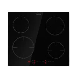 Virtuosa EcoAdapt Induktionskochfeld 4 Zonen 7200W Glas Schwarz