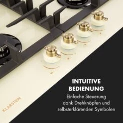 Victoria 4 Zonen Gaskochfeld 4-flammig Sabaf-Brenner Glaskeramik -OUTSUNNY Verkäufe 8600359300 12881 prod 004