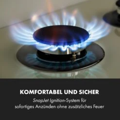 Victoria 4 Zonen Gaskochfeld 4-flammig Sabaf-Brenner Glaskeramik -OUTSUNNY Verkäufe 8600359300 12881 prod 005