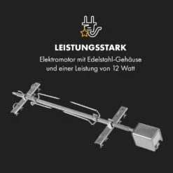 Sauenland Survivor Spanferkelgrill Drehspieß 12W 70kg Max. Edelstahl -OUTSUNNY Verkäufe 8600359300 12979 prod 006