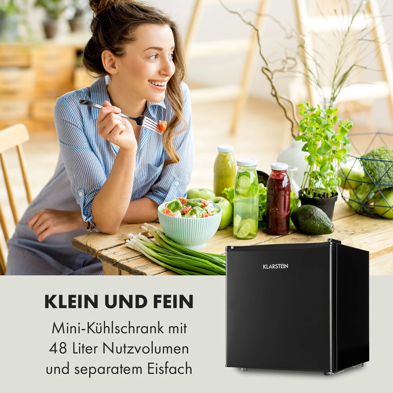 Obsidian Kühlschrank 46 Liter Gemüsefach 2 Obsidian Kühlschrank 46 Liter Gemüsefach – Bild 2