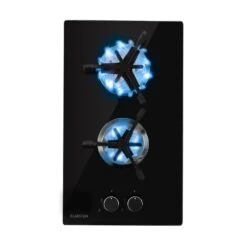 Trifecta Domino Gaskochfeld 2-flammig Triangle-Brenner Glaskeramik