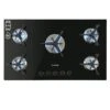 Trifecta 5 Gaskochfeld 5-flammig Triangle-Brenner Glaskeramik