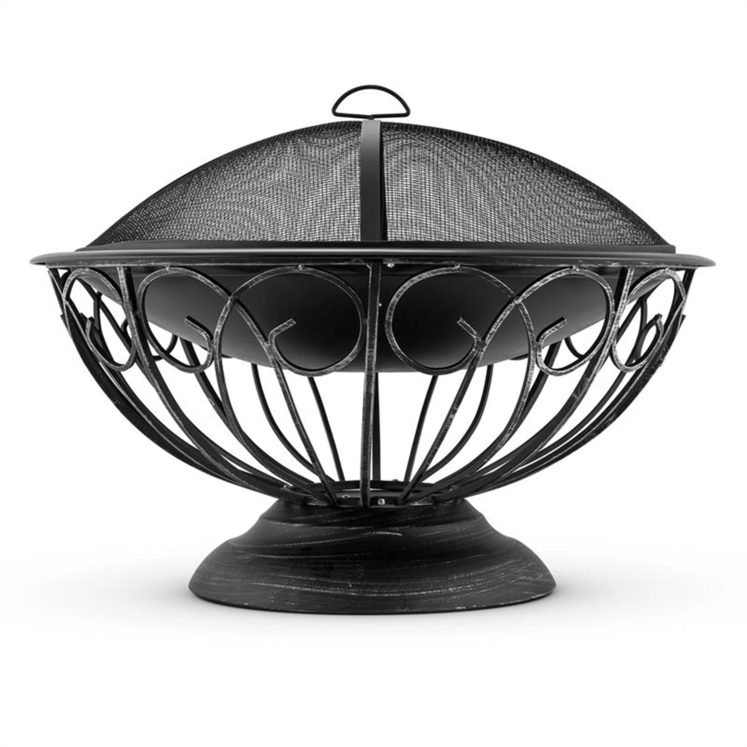 Tulip Feuerschale Ø75cmGrill Feuerstelle Funkenschutz Stahl Brüniert 3 Tulip Feuerschale Ø75cmGrill Feuerstelle Funkenschutz Stahl Brüniert – Bild 3