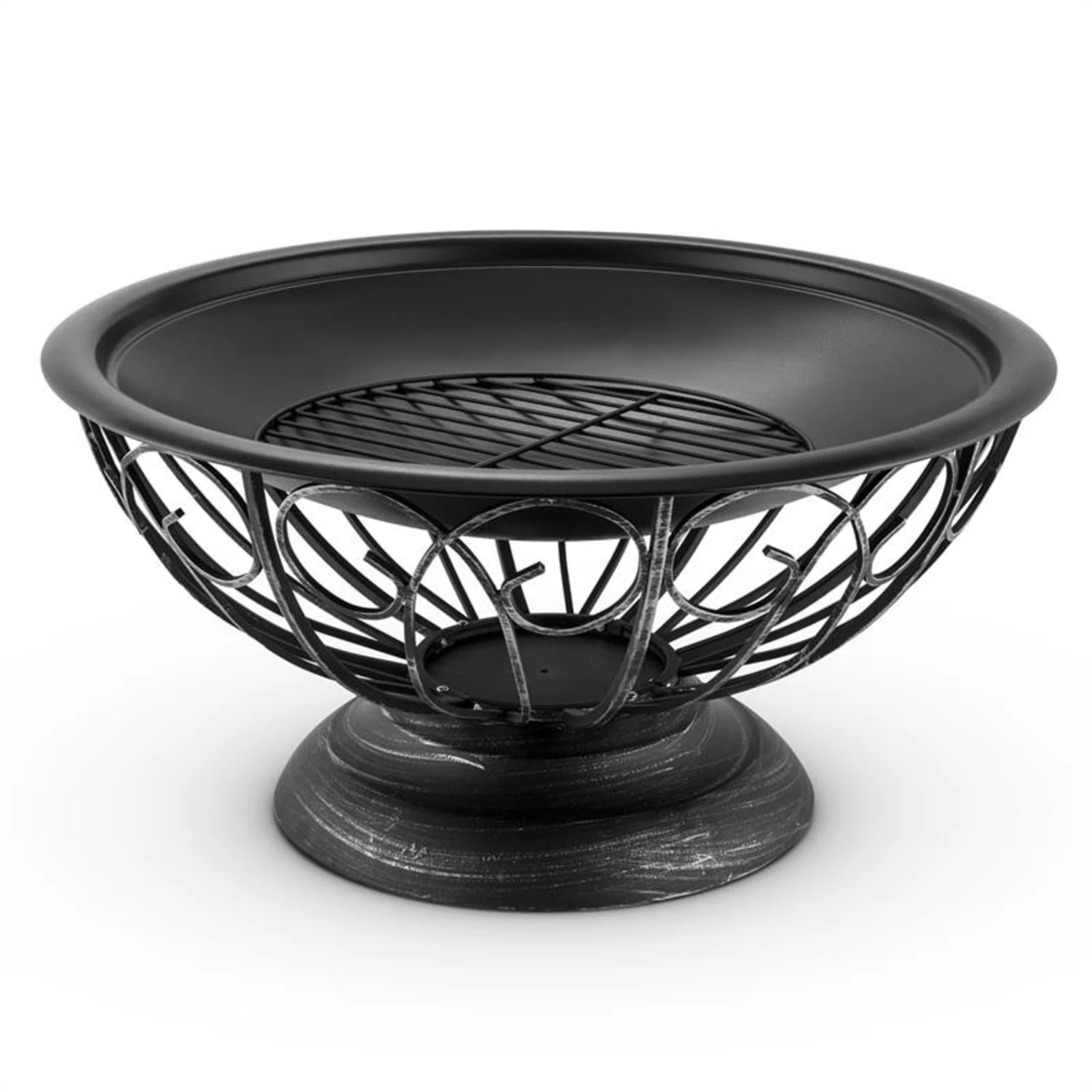 Tulip Feuerschale Ø75cmGrill Feuerstelle Funkenschutz Stahl Brüniert 6 Tulip Feuerschale Ø75cmGrill Feuerstelle Funkenschutz Stahl Brüniert – Bild 6