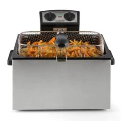 QuickPro XXL 3000 Fritteuse 5l 1,5kg 3000W Timer Edelstahl -OUTSUNNY Verkäufe 8600359300 3307 prod 003