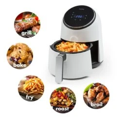 AirVital Heißluftfritteuse 1300W 2,5l CeraPlus-Antihaft Touch Weiß 8 AirVital Heißluftfritteuse 1300W 2,5l CeraPlus-Antihaft Touch Weiß -OUTSUNNY Verkäufe 8600359300 4569 prod 003