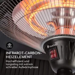 Venice Heat Stand Infrarot-Heizstrahler 1000/2000W Carbon IP34 -OUTSUNNY Verkäufe 8600359300 4711 prod 006