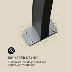 Palazzo Pavillon 4x3m Faltdach Polyester Aluminium Schwarz / Grau 11 Palazzo Pavillon 4x3m Faltdach Polyester Aluminium Schwarz / Grau -OUTSUNNY Verkäufe 8600359300 4715 prod 006