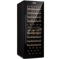Barossa 77 Duo Weinkühlschrank 2 Zonen 191 L 77 Fl. Touch LED Schwarz