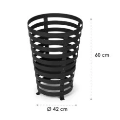 Verus Feuerkorb Aus Stahl Stabiler Stand Robust Schwarz -OUTSUNNY Verkäufe 8600359300 4858 prod 006