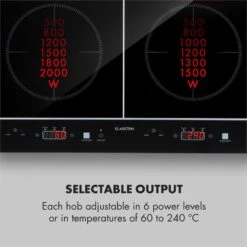 VariCook Neo Induktions-Doppelkochfeld 3500W SenseControl Glaskeramik -OUTSUNNY Verkäufe 8600359300 4874 prod 003