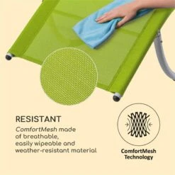 Westwood Rocking Chair Schaukelliege Grün -OUTSUNNY Verkäufe 8600359300 4967 prod 003