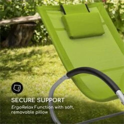 Westwood Rocking Chair Schaukelliege Grün -OUTSUNNY Verkäufe 8600359300 4967 prod 006