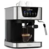 Arabica Espressomaschine 1050W 15 Bar 1,5l Touch-Bedienfeld Edelstahl