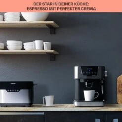 Arabica Espressomaschine 1050W 15 Bar 1,5l Touch-Bedienfeld Edelstahl 9 Arabica Espressomaschine 1050W 15 Bar 1,5l Touch-Bedienfeld Edelstahl -OUTSUNNY Verkäufe 8600359300 5147 prod 004