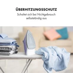 Steam Bro Dampfbügeleisen 2200W 300ml EasyGlide TouchSensor AntiCalc Lila -OUTSUNNY Verkäufe 8600359300 5159 prod 004