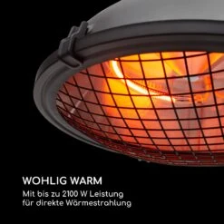 Blackpool Heat Infrarot-Heizstrahler IP44 2100W Fernbedienung -OUTSUNNY Verkäufe 8600359300 5209 prod 004