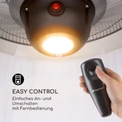 Venice Heat Terrassenheizstrahler 800/1000/1800W Fernbedienung Schwarz 11 Venice Heat Terrassenheizstrahler 800/1000/1800W Fernbedienung Schwarz -OUTSUNNY Verkäufe 8600359300 9634 prod 006