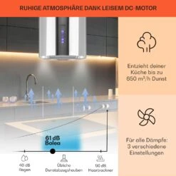 Beretta Inselabzugshaube Ø35cm Ab-/Umluft 650m³/h LED Aktivkohlefilter Edelstahl 9 Beretta Inselabzugshaube Ø35cm Ab-/Umluft 650m³/h LED Aktivkohlefilter Edelstahl -OUTSUNNY Verkäufe 8600359300 9714 prod 004