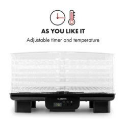 Bananarama Dörrautomat Schwarz 550W Trockner Dehydrator 6 Etagen -OUTSUNNY Verkäufe 8600359300 9878 prod 005