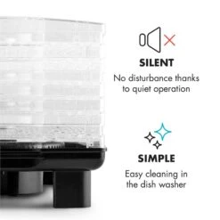 Bananarama Dörrautomat Schwarz 550W Trockner Dehydrator 6 Etagen -OUTSUNNY Verkäufe 8600359300 9878 prod 006