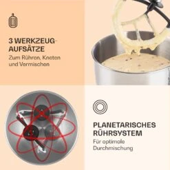 Bella Küchenmaschine 2000 W / 2,7 PS 5 Ltr Edelstahl BPA-frei -OUTSUNNY Verkäufe 8600359300 9980 prod 004