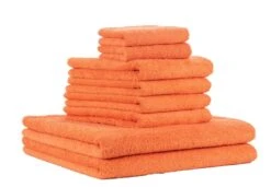 PANA® 8-tlg. Frottier-Set • Frottee Handtücher Set • Gästetuch • Handtuch • Duschtuch • 100% Baumwolle • Hautverträglich • Ökotex Zertifiziert • Handtuchset