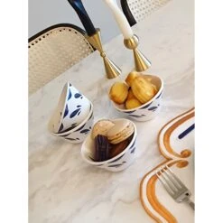 The Mia Keramikschüssel Azur Mini Schüssel Ø 10 Cm Set 4-tlg. Mit Gestell -OUTSUNNY Verkäufe 8600362100 AZR012 prod 003