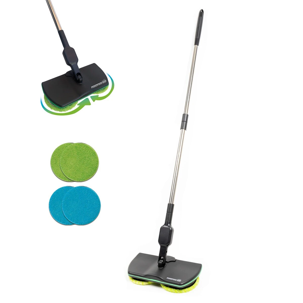 Starlyf® Drahtloser-drehender-elektrischer Mop Powertwin Mop 1 Starlyf® Drahtloser-drehender-elektrischer Mop Powertwin Mop