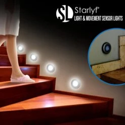 Starlyf® Nachtlicht Mit Bewegungsmelder Light & Movement Sensor Lights -OUTSUNNY Verkäufe 8600363000 VVASLCBLI0002 prod 005