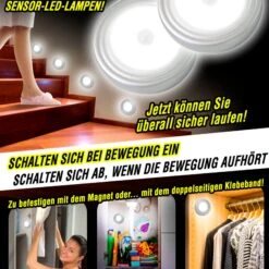 Starlyf® Nachtlicht Mit Bewegungsmelder Light & Movement Sensor Lights -OUTSUNNY Verkäufe 8600363000 VVASLCBLI0002 prod 006