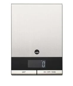 WILFA Küchenwaage GRAM STÅL, Bis 5 Kg, KW-4, Silber