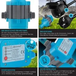 KESSER® Druckschalter Druckwächter Pumpensteuerung Gartenbewässerung Mit Kabel -OUTSUNNY Verkäufe 8600364700 19644 prod 003