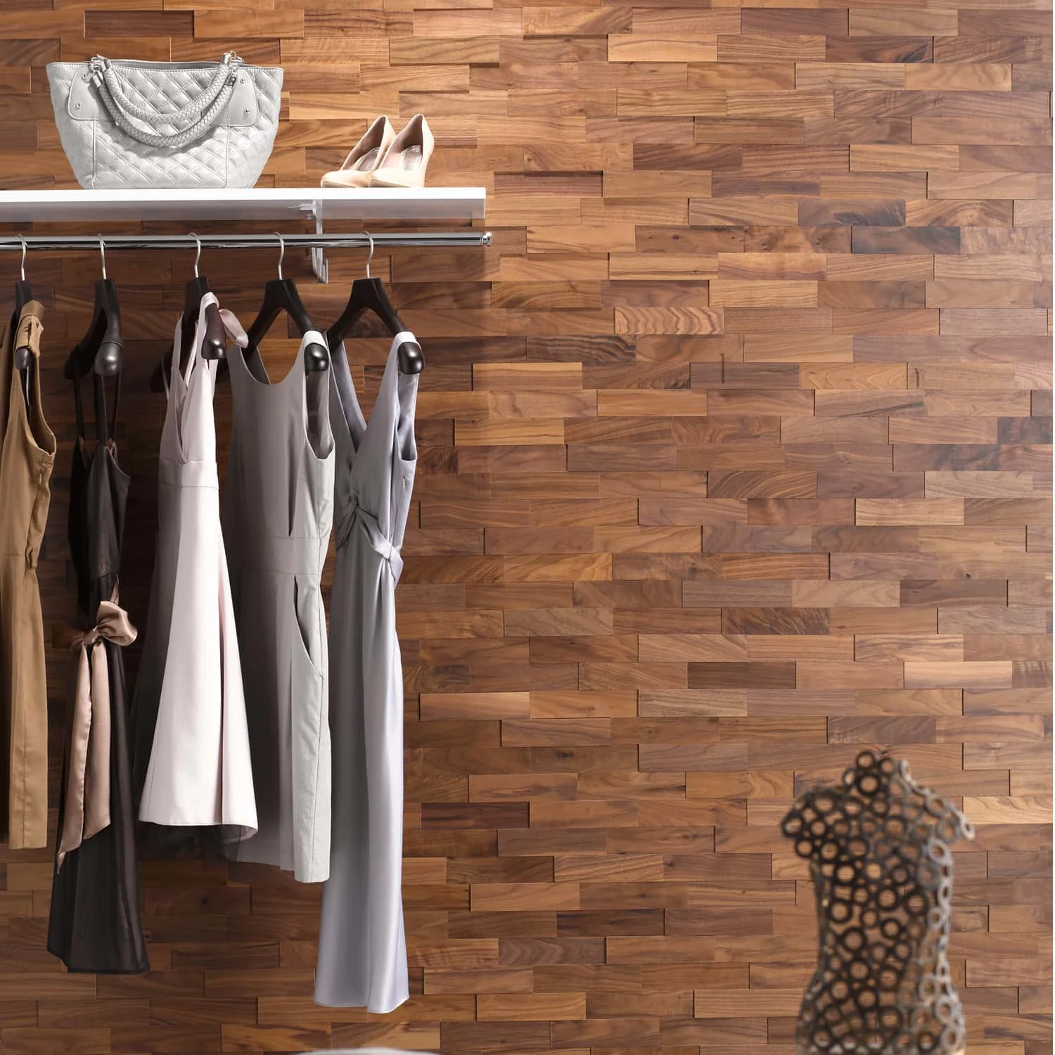 Wodewa Wandverkleidung Holz 3D Optik Nussbaum, Geölt 1m² Wandpaneele Moderne Wanddekoration Holzverkleidung Holzwand Wohnzimmer Küche Schlafzimmer 3 Wodewa Wandverkleidung Holz 3D Optik Nussbaum, Geölt 1m² Wandpaneele Moderne Wanddekoration Holzverkleidung Holzwand Wohnzimmer Küche Schlafzimmer – Bild 3