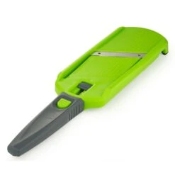 BÖRNER Multi Slicer | Reibe & Gemüsehobel | Grün/Grau